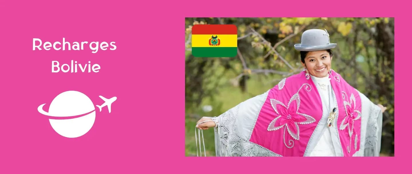 Recharges mobiles pour la Bolivie avec Joxko !